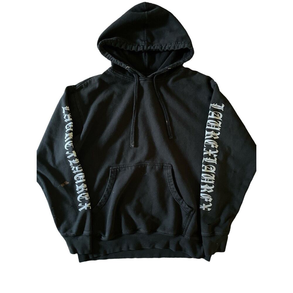 Vintage Style Alex Wassabi Medium Faded Black Hoodie LaureXLaureX Sleeves